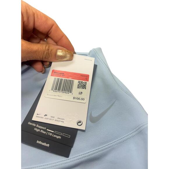 Nike Zenvy Women's High-Rise Legging Light Blue MSRP $100 - Picture 6 of 6